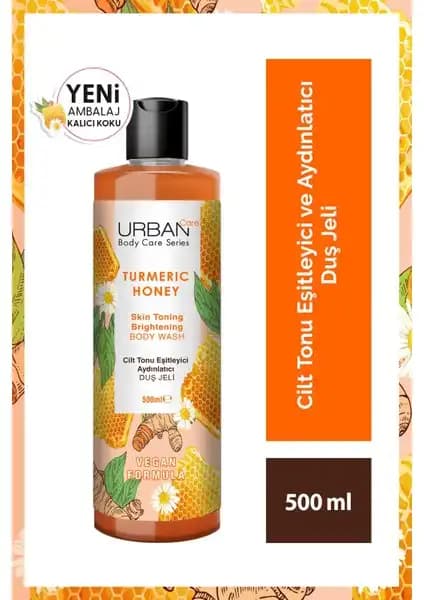 Urban Care Turmeric Honey Duş Jeli: Doğal ve Aydınlatıcı Cilt Bakımında Etkili Temizlik