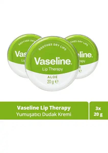 Vaseline Lip Therapy Aloe Vera Dudak Kremi: Doğal Nemlendirme ve Onarım İçin Güvenilir Çözüm