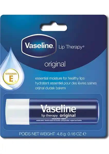 Vaseline Orijinal Dudak Balmı: Nemlendirme ve Koruma Sağlayan Etkili Ürün