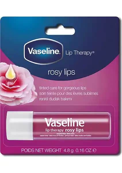 Vaseline Rosy Dudak Bakım Balmı: Doğal İçeriği ve Hafif Yapısıyla Günlük Kullanım İçin Uygun
