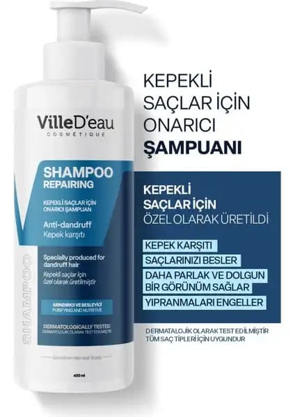 VilleD'eau Kepekli Saçlar İçin Onarıcı ve Arındırıcı Şampuan Özellikleri ve Kullanıcı Yorumları