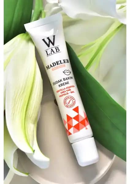 W-Lab Madeleb Dudak Bakım Kremi Doğal İçeriklerle Dudak Sağlığını Destekleyen Ürün