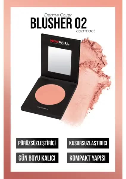 Well Derma Cover Allık ile Doğal ve Çekici Makyaj İçin Uygun Renk Seçenekleri