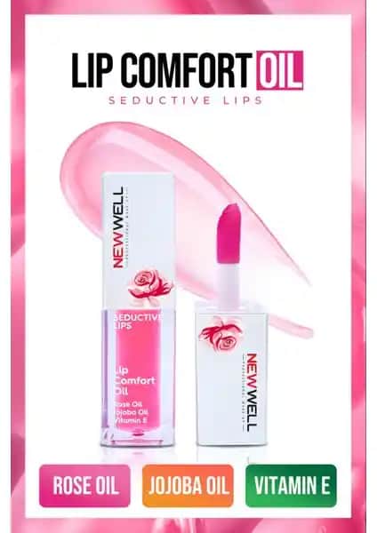 Well Lip Comfort Oil Dudak Bakım Yağı: Doğal Parlaklık ve SPF Koruma Özelliği