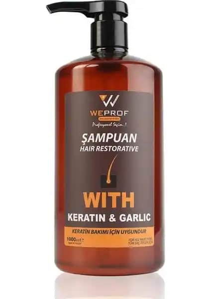 Weprof Tuzsuz Kerantinli Bakım Şampuanı: Güçlendiren ve Parlaklık Katan Saç Bakım Ürünü