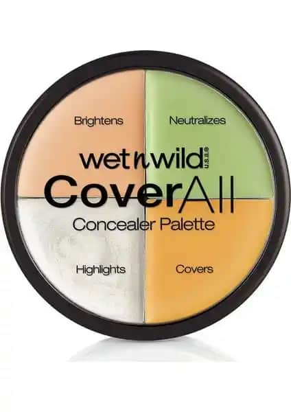 Wet N Wild Cover All Concealer Palette: Çok Fonksiyonlu Renkli Kapatıcı Paletleri