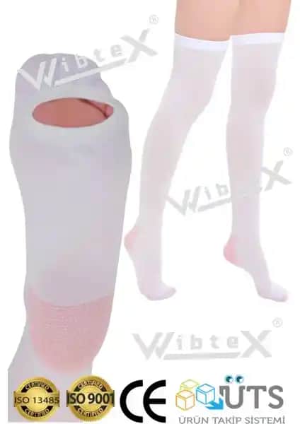 Wibtex Ameliyat Çorabı Diz Üstü Anti-Emboli Güvenli ve Etkili Destek Sağlayan Medikal Çorap