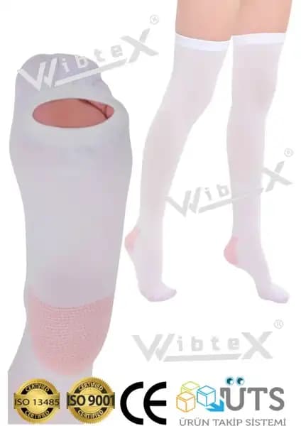Wibtex Ameliyat Çorabı Diz Üstü Anti-Emboli Güvenli ve Etkili Destek Sağlayan Medikal Çorap