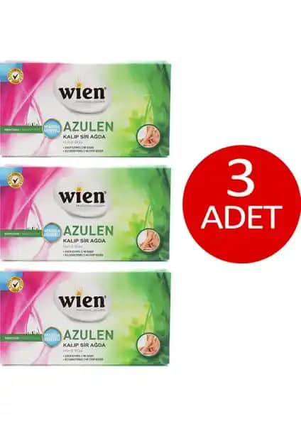 Wien Kalıp Sir Ağda Azulen 3'lü Hassas Ciltler İçin Güvenilir ve Etkili Epilasyon Çözümü