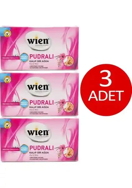 Wien Kalıp Sir Ağda Pudralı 3'lü Profesyonel ve Konforlu Epilasyon Deneyimi