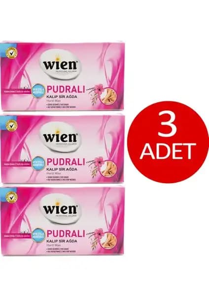 Wien Kalıp Sir Ağda Pudralı 3'lü Profesyonel ve Konforlu Epilasyon Deneyimi
