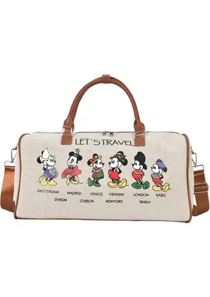 Xinh Disney Mickey Temalı Omuz Çantası Şıklık ve Fonksiyonelliği Bir Arada