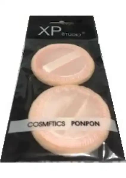 XP Cosmetıc Studio Yeni Seri 2'li Ponpon Pudra Süngeri Makayaj Uygulamalarında Kolaylık Sağlar