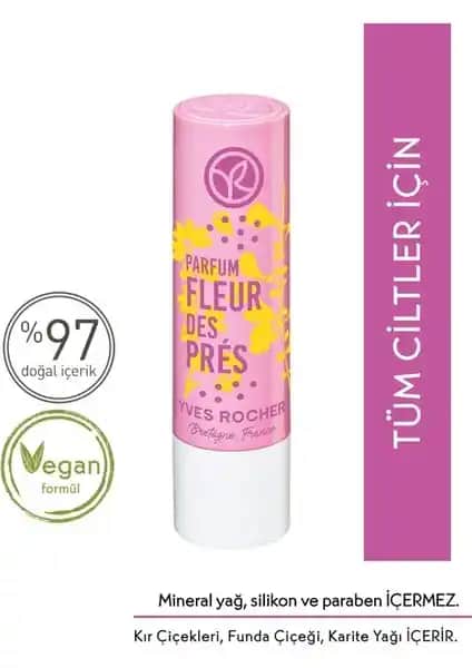 Yves Rocher Kır Çiçekleri Dudak Balsamı Doğal ve Etkili Nemlendirme Çözümü
