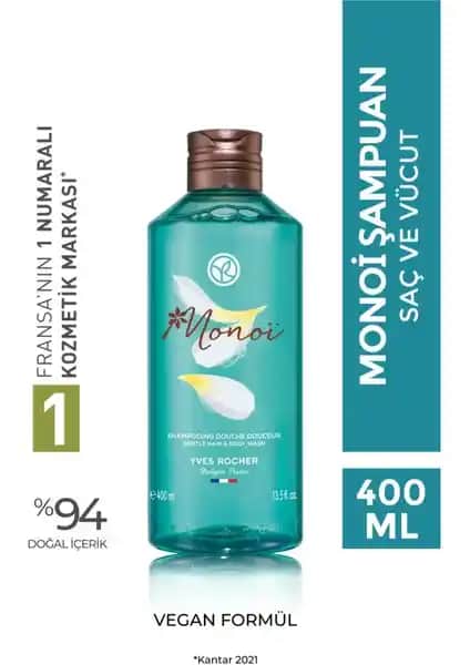 Yves Rocher Monoi Şampuanı: Tropikal Kokusu ve Doğal İçeriğiyle Ferahlatıcı Bakım