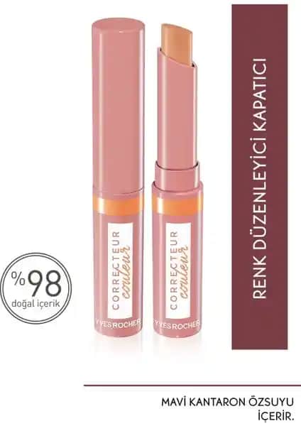 Yves Rocher Renk Düzenleyici Kapatıcı Şeftali: Doğal ve Yoğun Kapatıcılık Sağlayan Kozmetik Ürünü