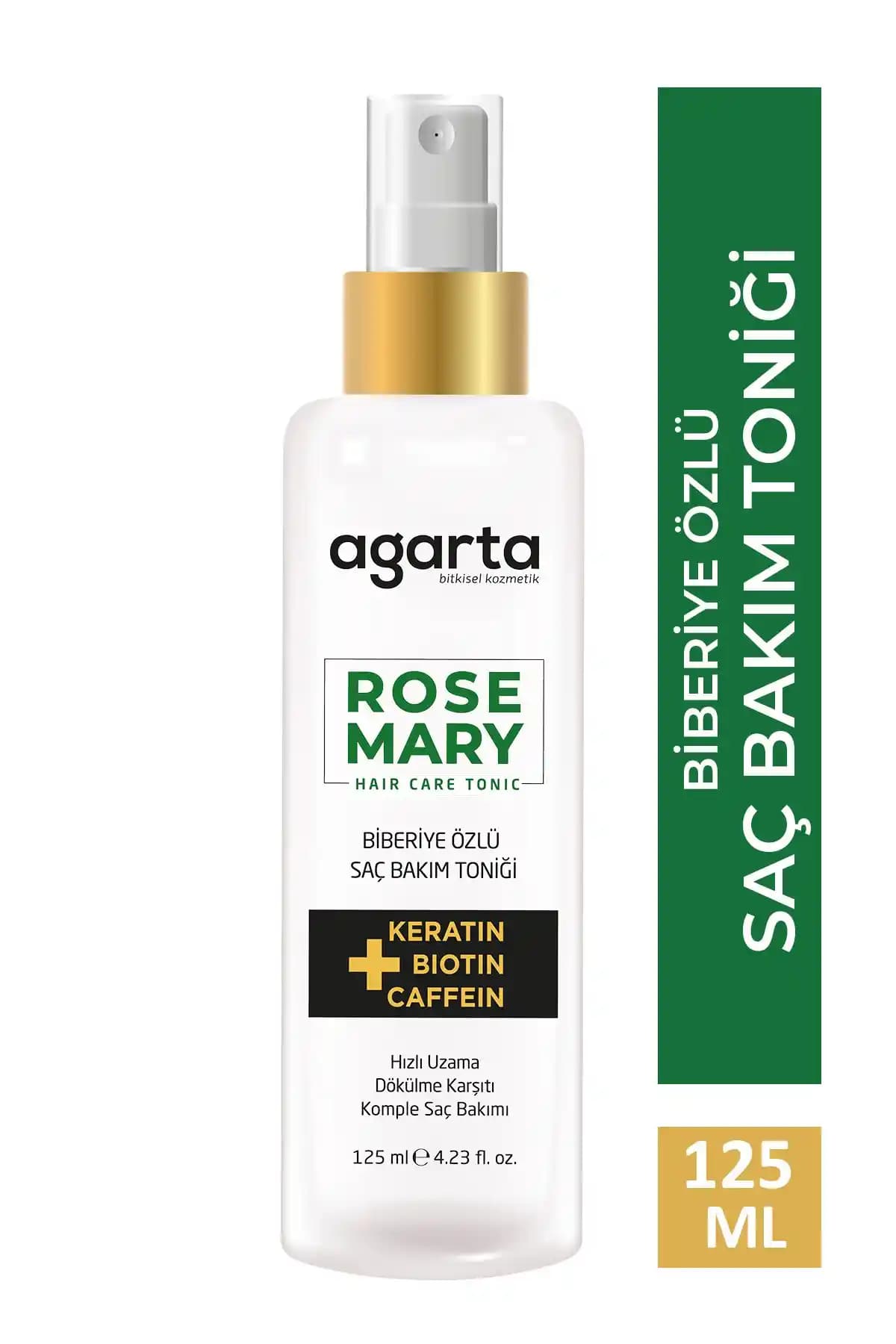 Agarta Saf Biberiye Suyu Saç Toniği ile Doğal ve Güçlü Saçlara Kavuşun