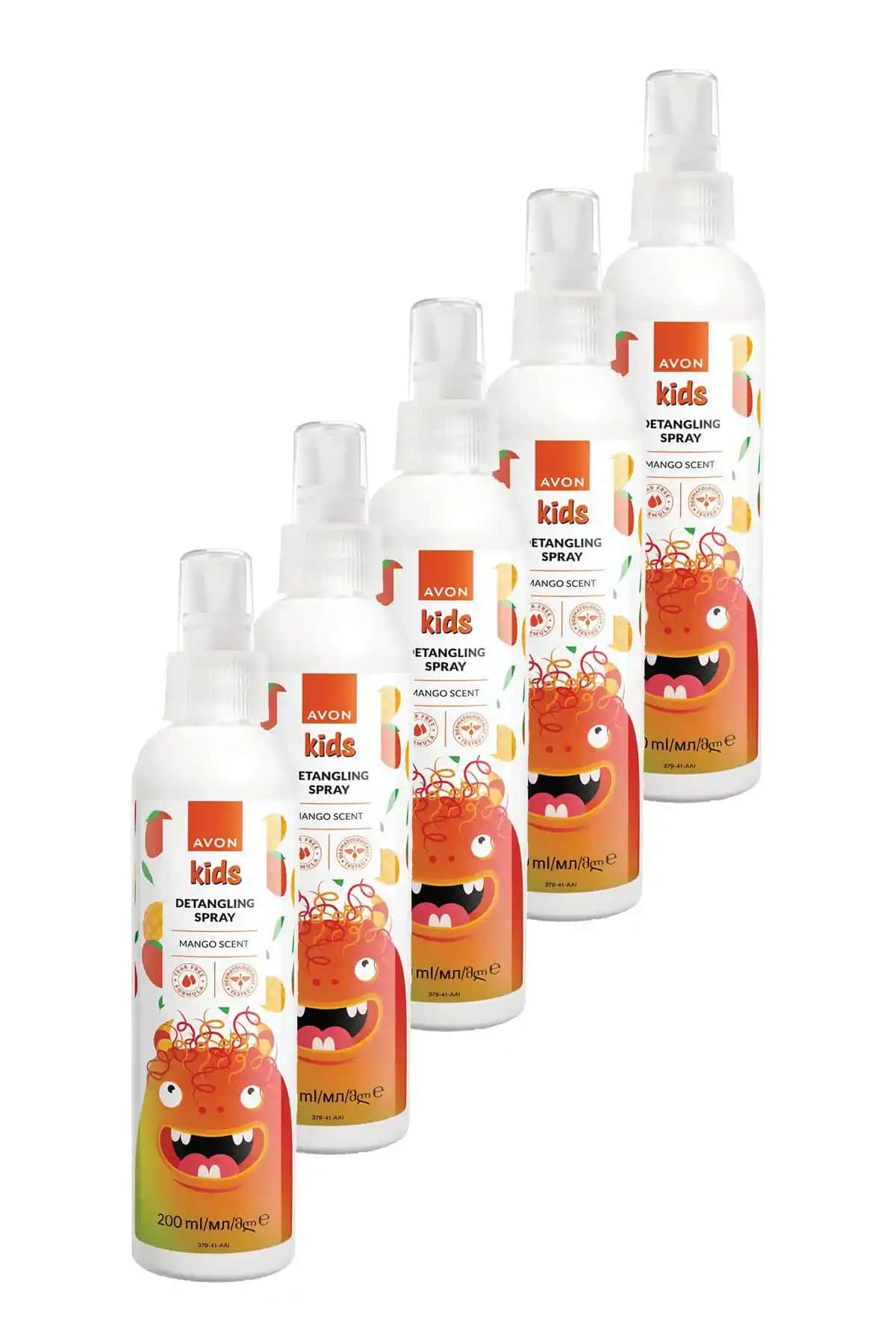 Avon Mango Kokulu Saç Açıcı Sprey 200 Ml Beşli Set Saç Hacmi ve Parlaklık Artırıcı