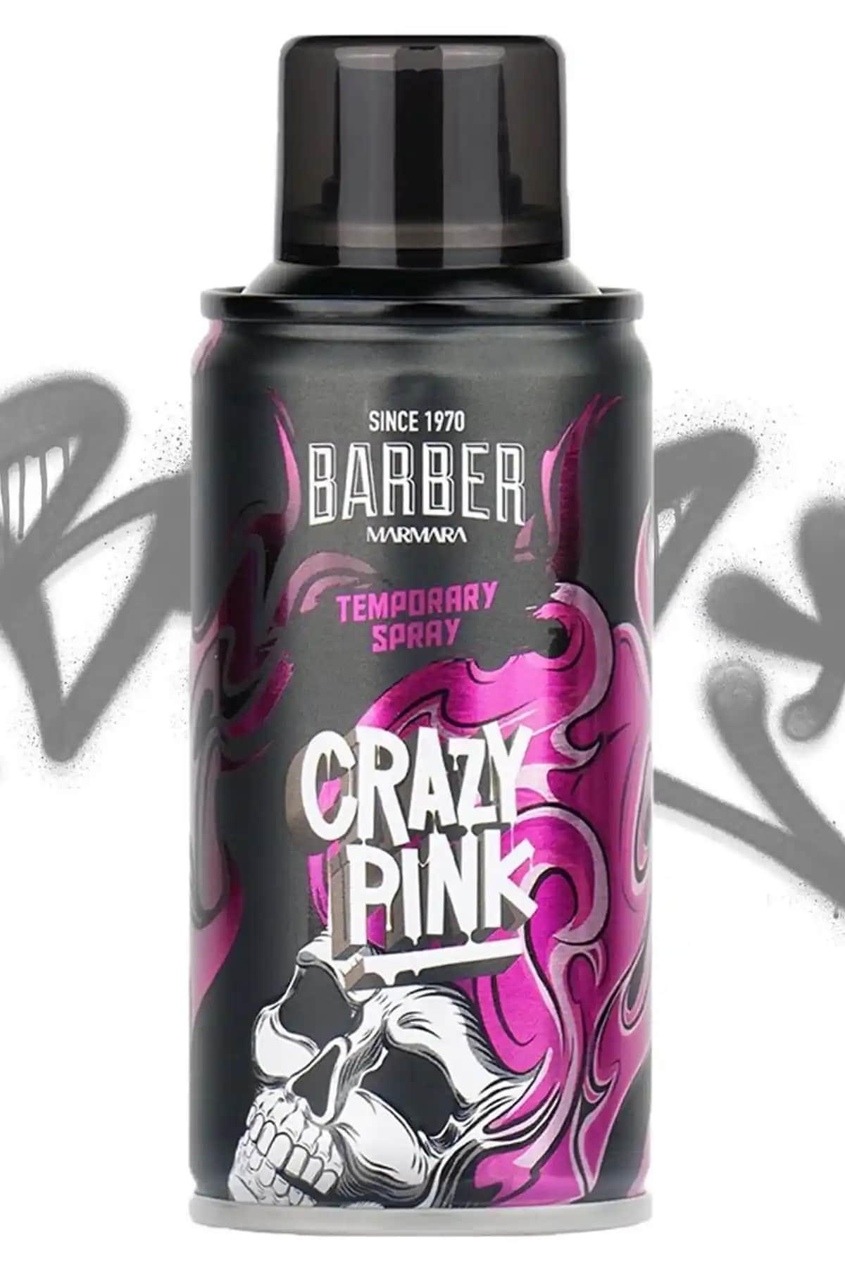 Barber Marmara Geçici Renkli Saç Spreyi Pembe - Pratik ve Canlı Renk Deneyimi