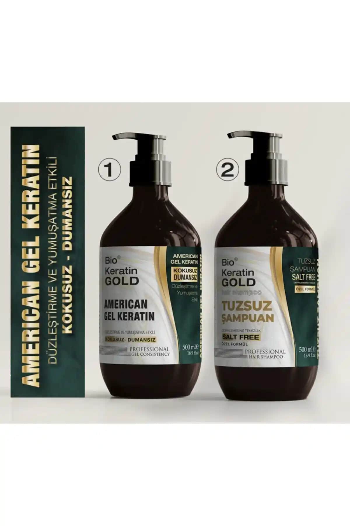 Bio Keratin Gold Kokusuz Dumansız Jel Keratin Seti ile Saçlarınızda Doğal Güzellik ve Sağlık