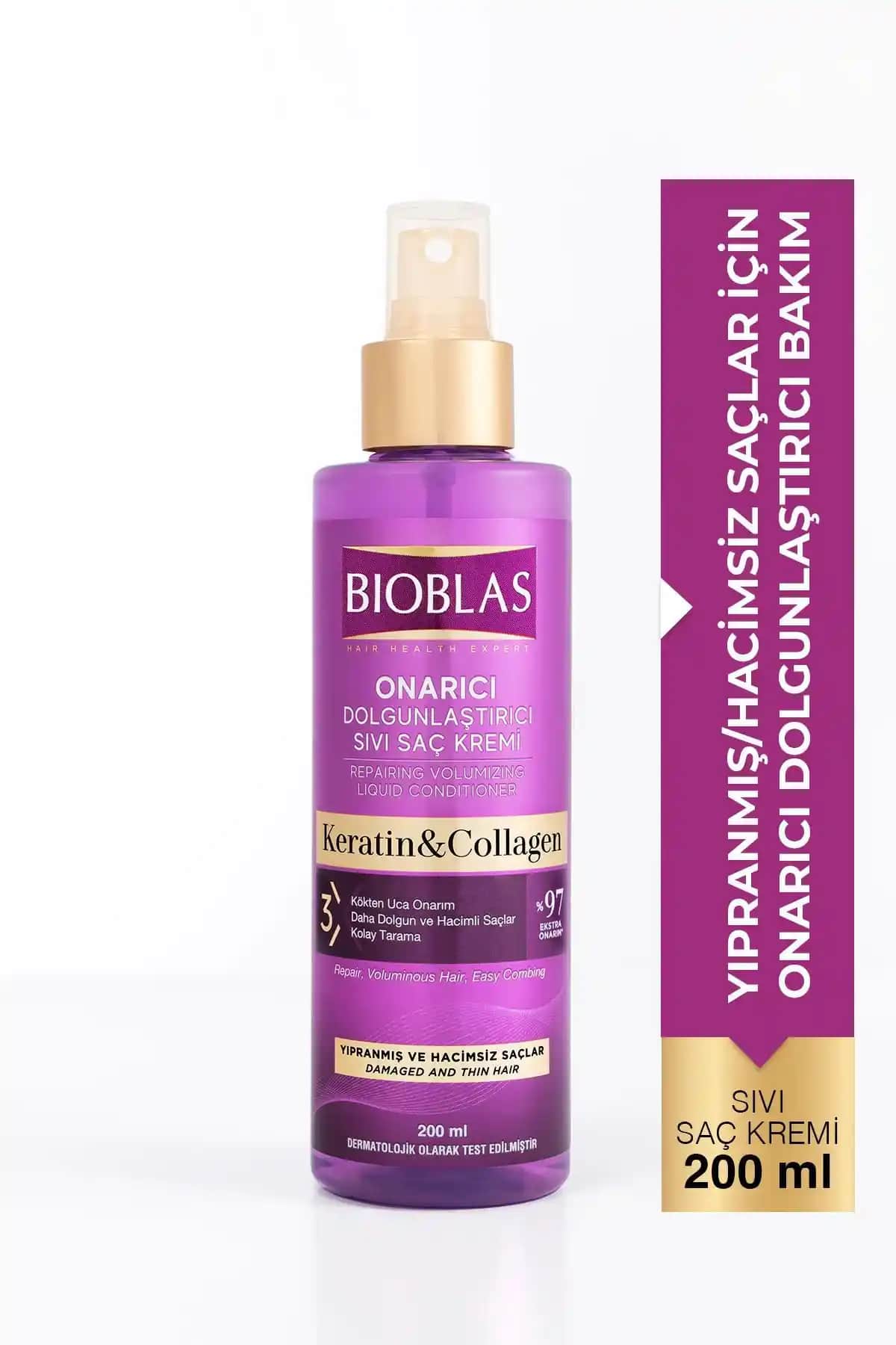 Bioblas Keratin Sıvı Saç Kremi ile Saçlarınızı Güçlendirin ve Parlaklık Kazanın