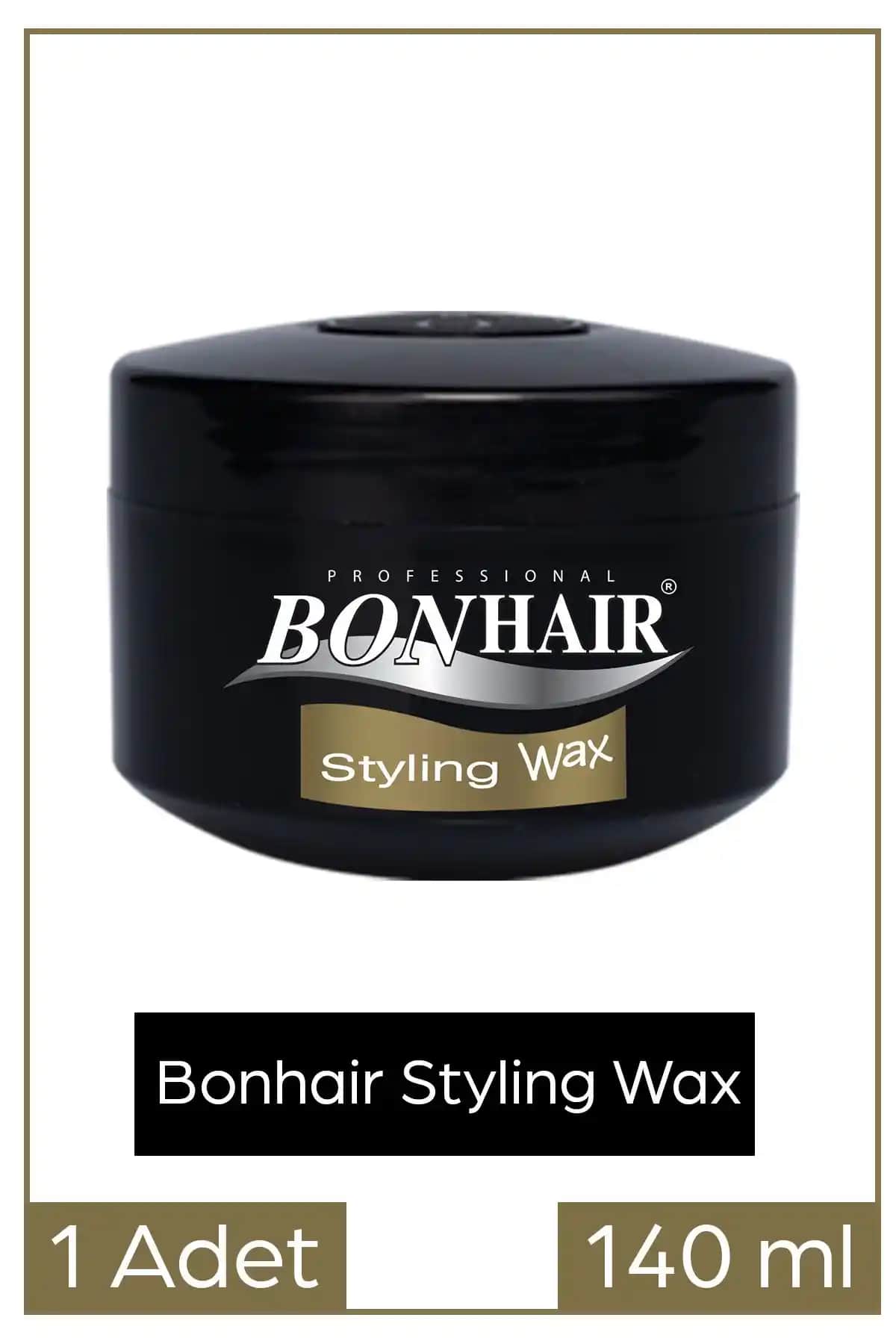Bonhair Wax Styling 140 ml ile doğal ve kalıcı saç şekillendirme çözümü