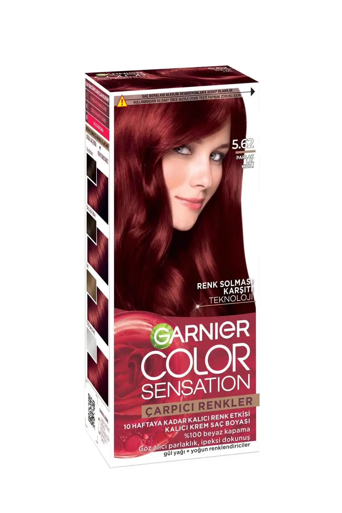 Garnier Çarpıcı Renkler 5.62 Parlak Lal Kızılı Saç Boyası İncelemesi ve Kullanıcı Yorumları