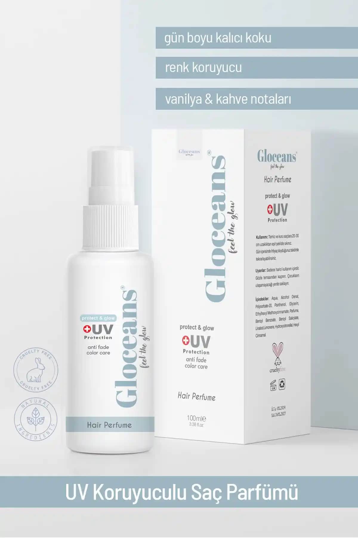 Gloceans Feel The Glow Protect&Glow Saç Parfümü: Parlaklık ve Kalıcılıkta Yeni Bir Dönem