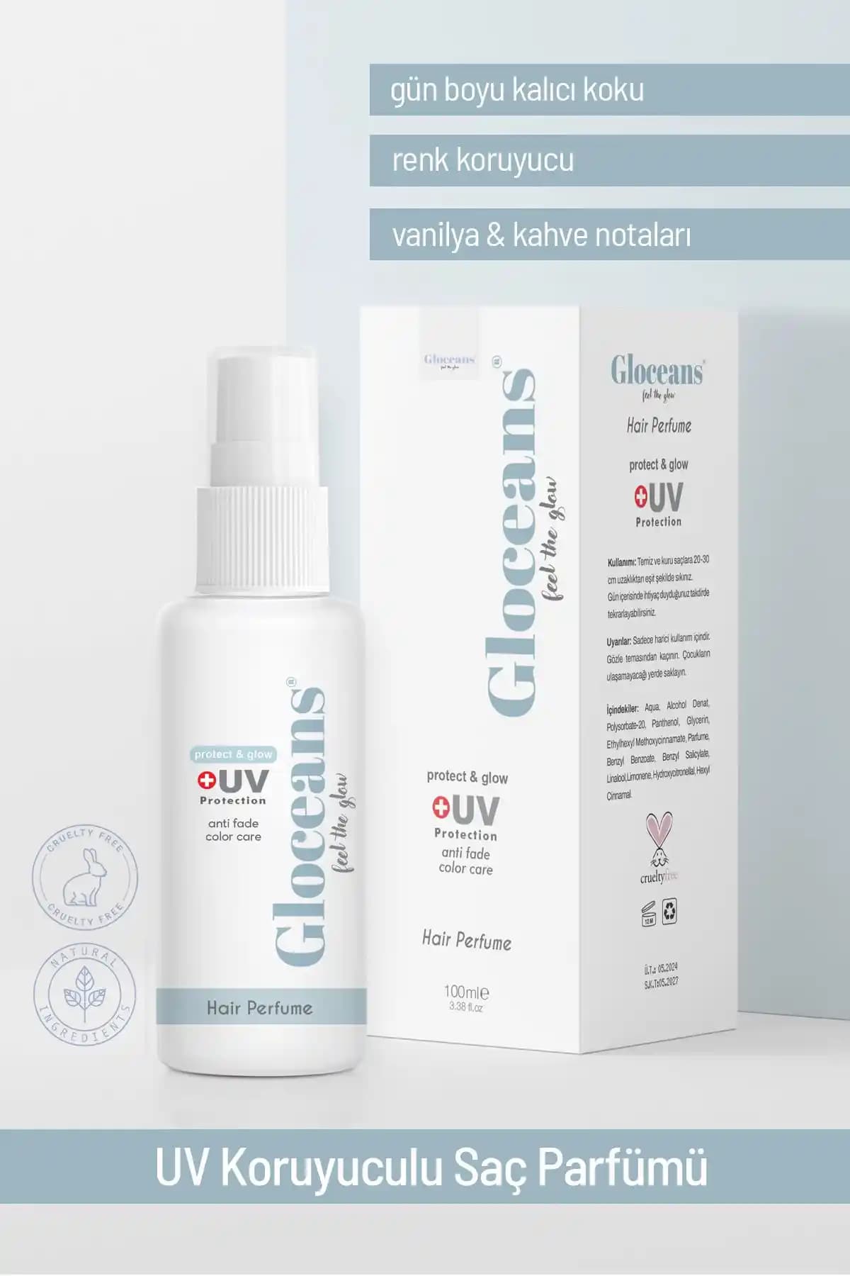 Gloceans Feel The Glow Protect&Glow Saç Parfümü: Parlaklık ve Kalıcılıkta Yeni Bir Dönem