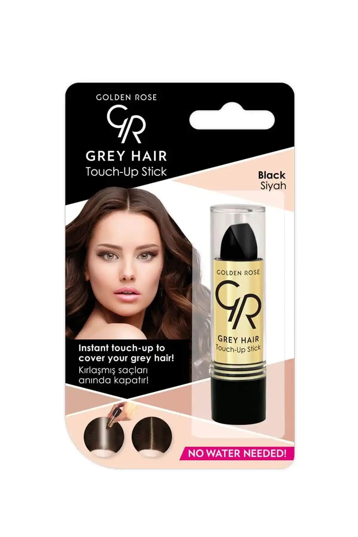 Golden Rose Grey Hair No:01 Black ile Beyaz Saçlara Hızlı ve Doğal Çözüm