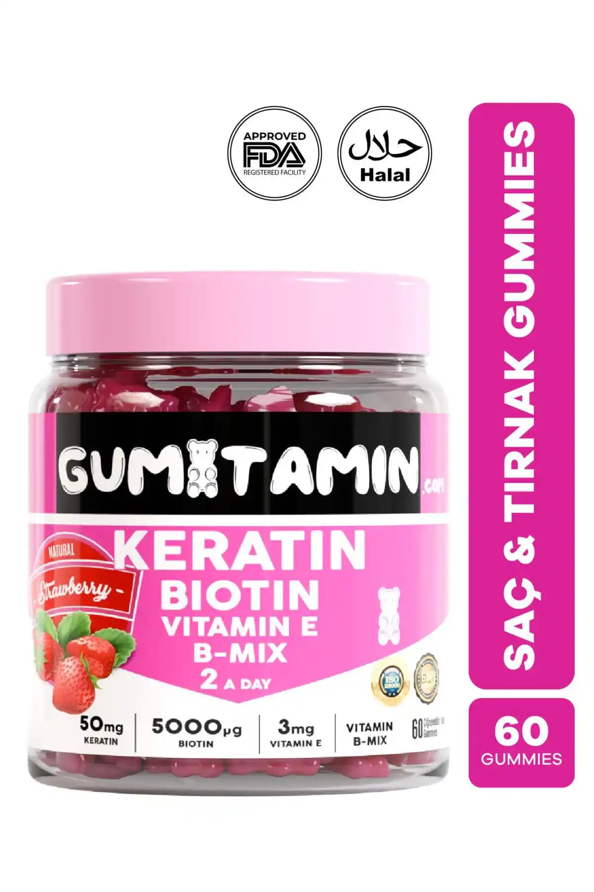 Gumitamin Saç ve Tırnak Vitamini Gummy ile Güçlü ve Sağlıklı Saçlar ve Tırnaklar