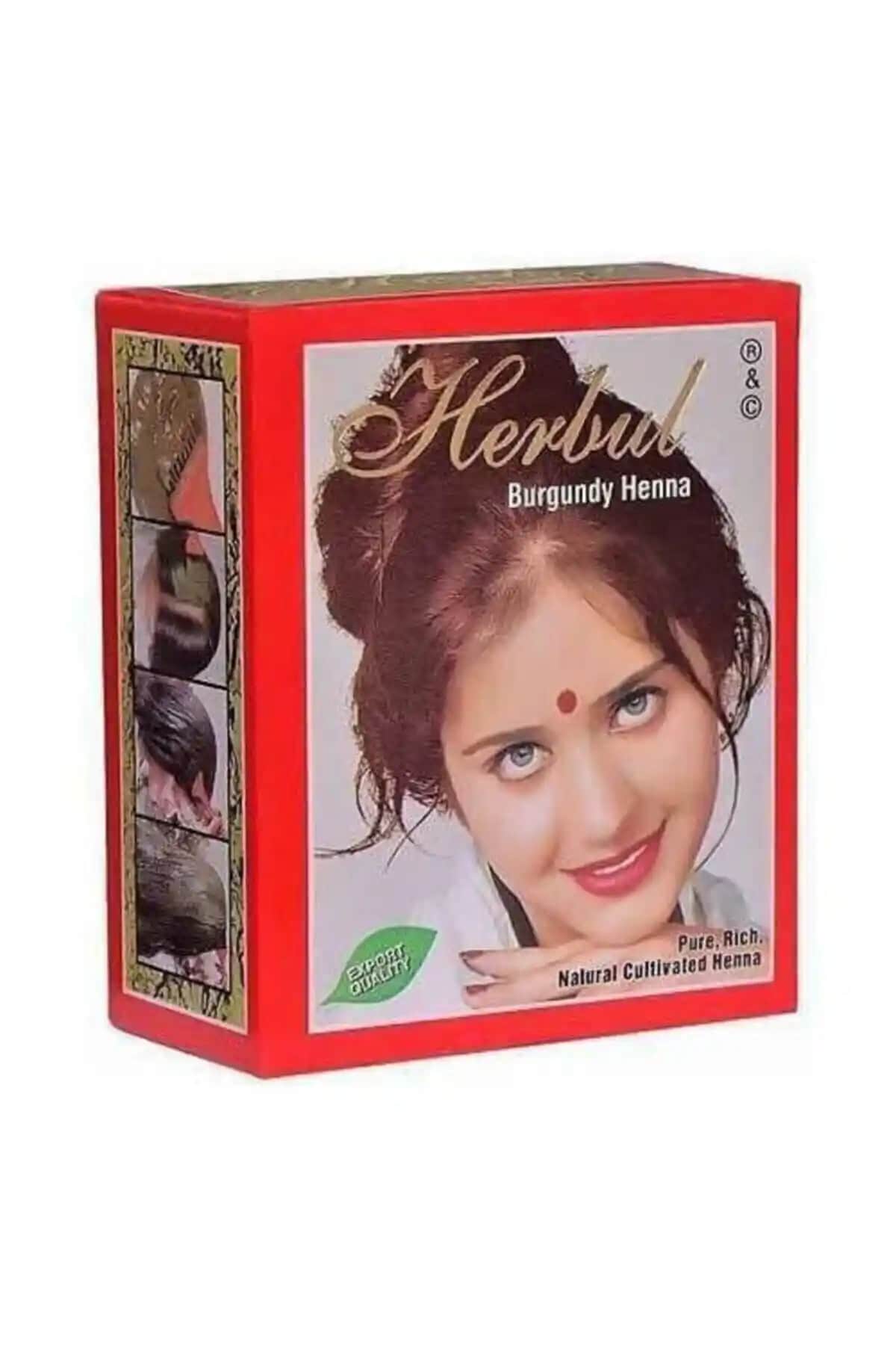 Hint Kınası Kızıl Renk 6'lı Paket Doğal ve Kalıcı Güzellik Çözümü