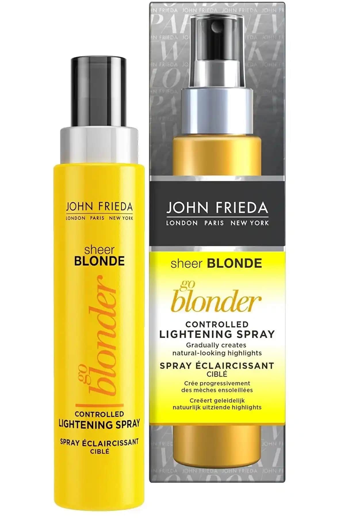 John Frieda Sheer Blonde Go Blonder Renk Açıcı Sprey Sarı Saçlar İçin Güvenilir ve Etkili