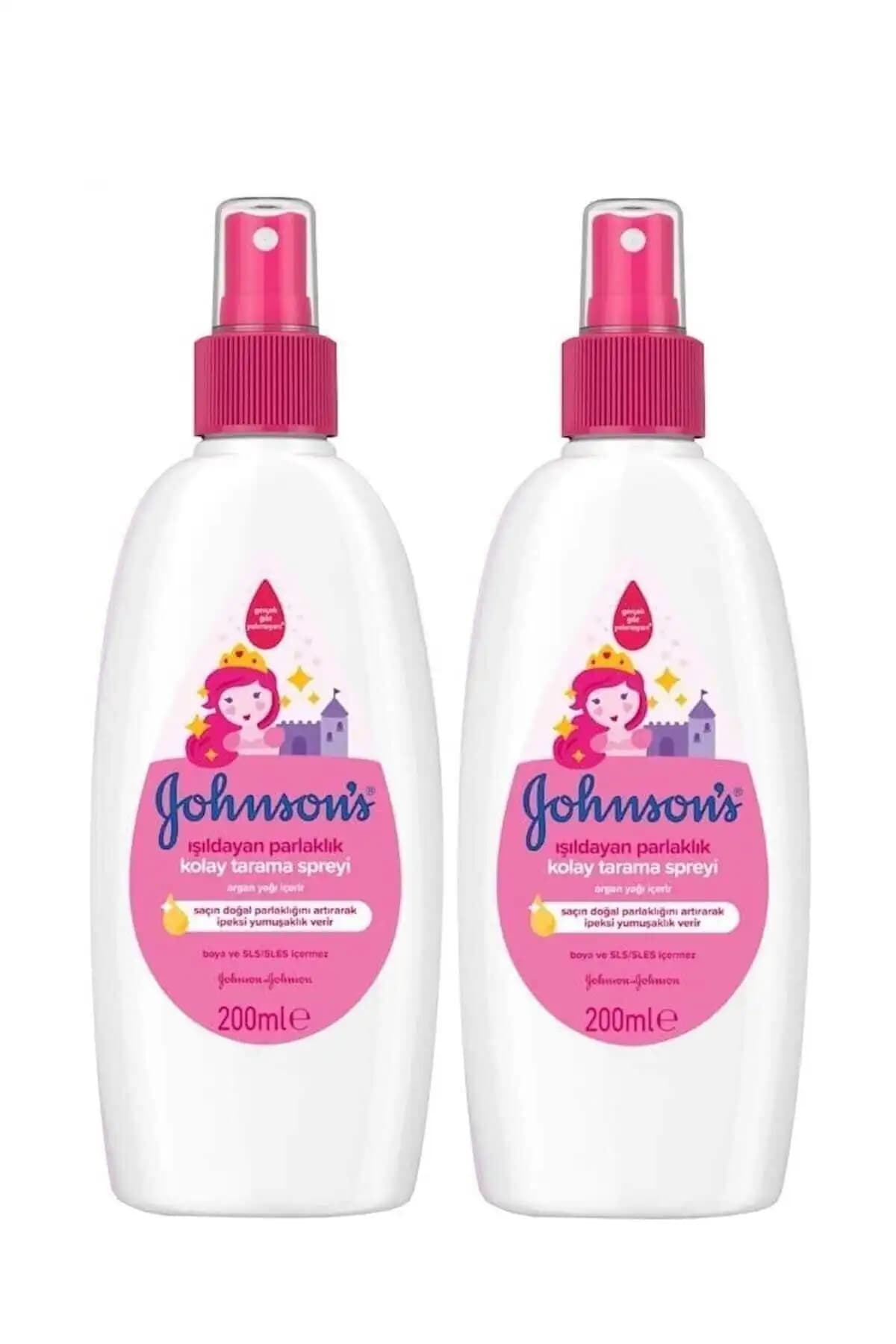 Johnson's Baby Bebek Kolay Tarama Spreyi 200ml 2'li Set ile Hassas Saç ve Cilt Bakımı