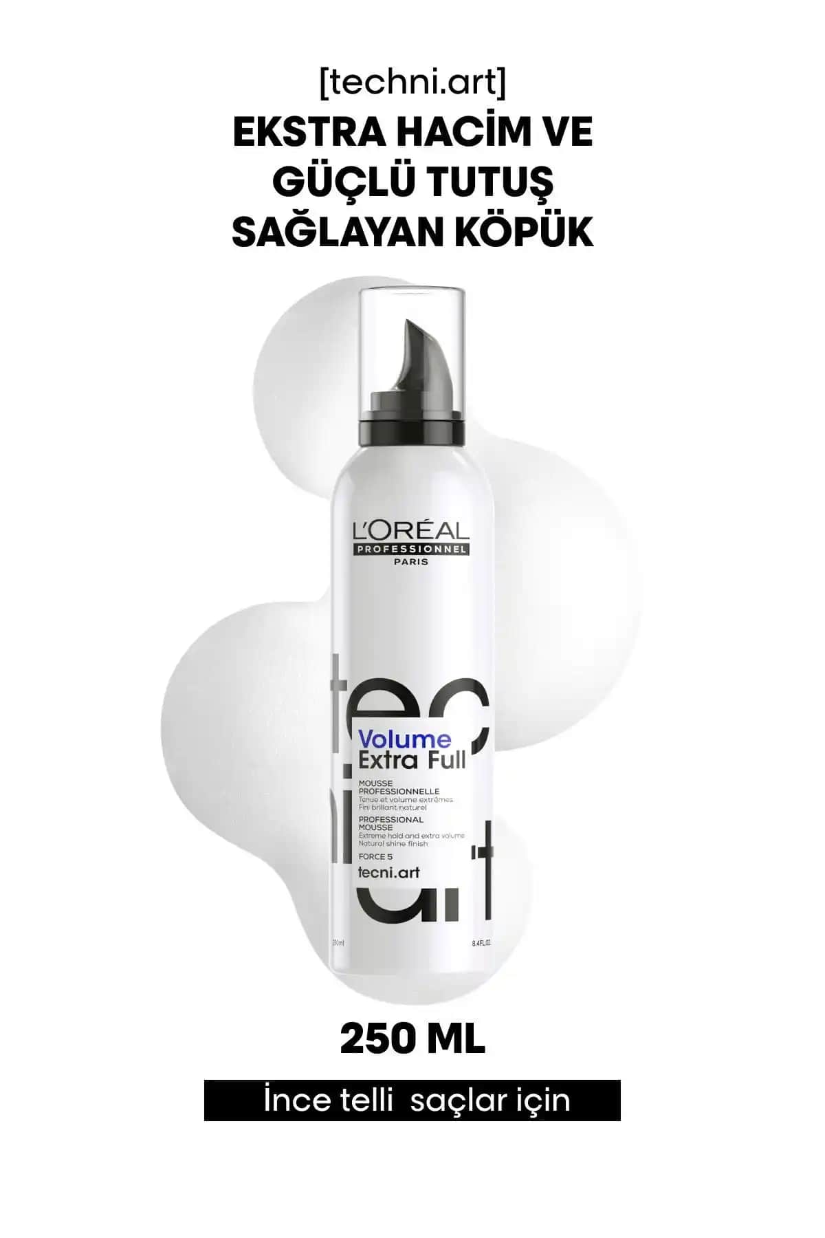 L'oreal Professionnel Techni Art Full Volume Extra Saç Köpüğü ile Dolgun ve Canlı Saçlara Ulaşın