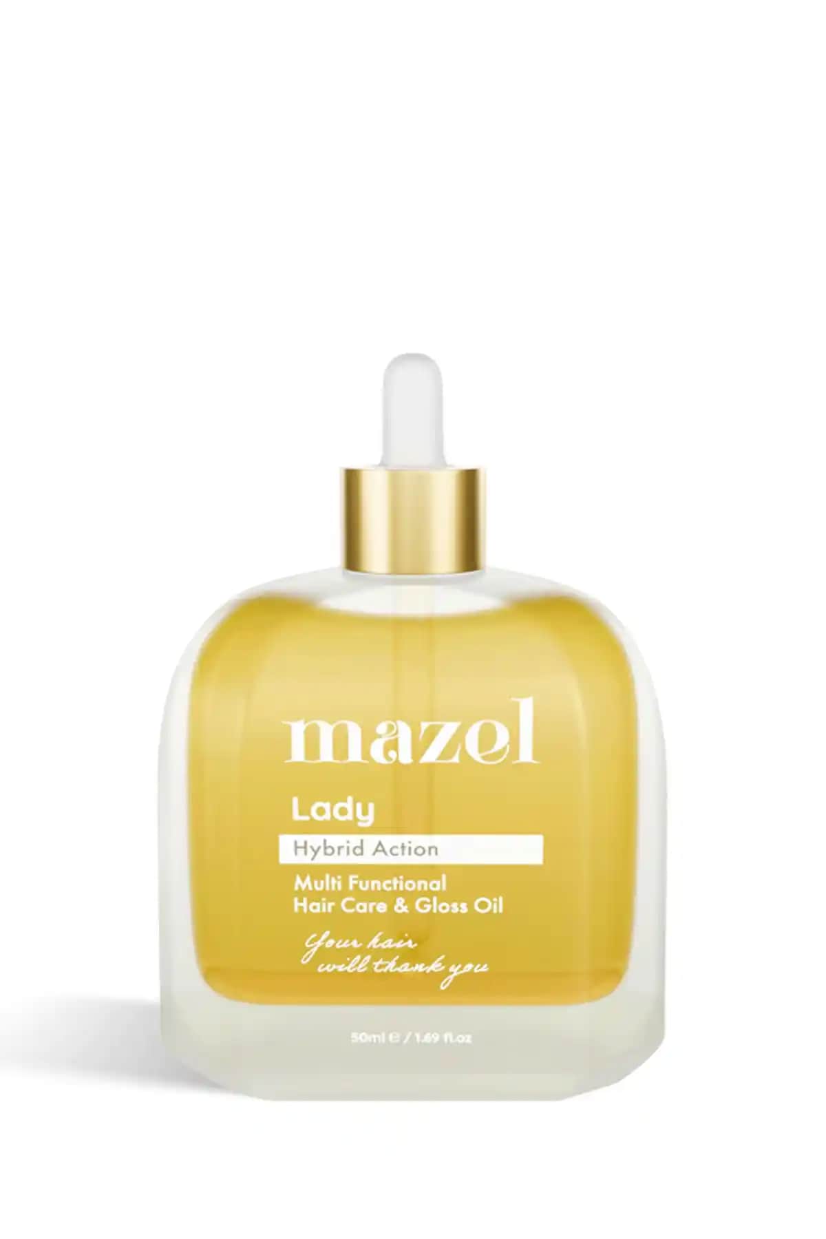 MAZEL Lady Saç Bakım Yağı: Parlaklık ve Yükseklik Sağlayan Doğal Saç Bakım Ürünü