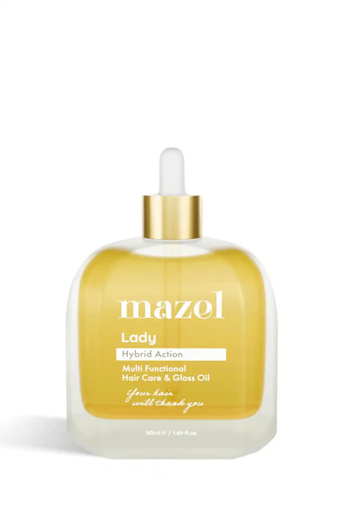 MAZEL Lady Saç Bakım Yağı: Parlaklık ve Yükseklik Sağlayan Doğal Saç Bakım Ürünü