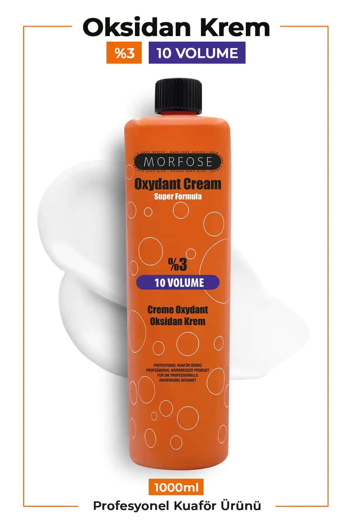 Morfose Saç Açıcı Oksidan Krem 10 Vol %3 ile Güvenli ve Etkili Saç Açma Çözümü