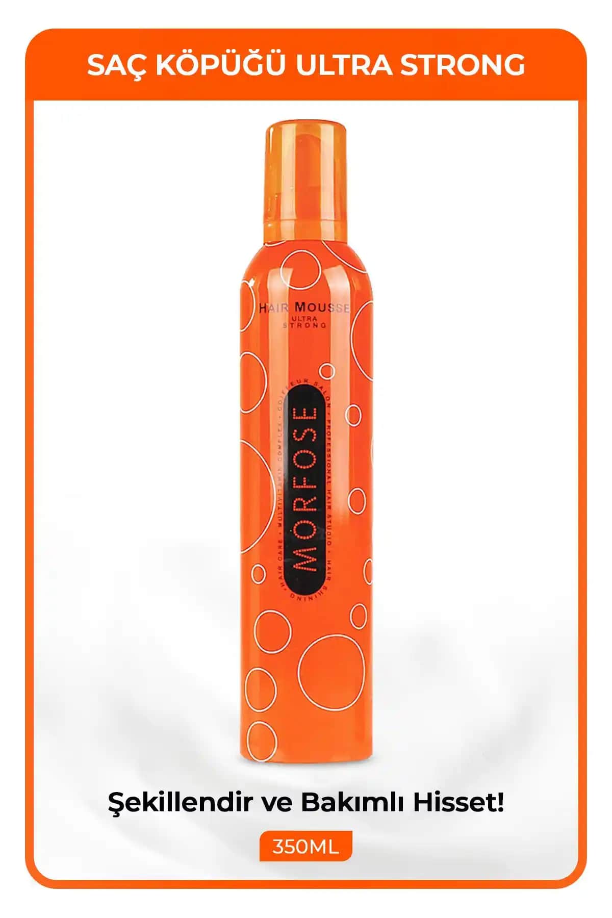 Morfose Ultra Strong Saç Köpüğü Güçlü Tutuş ve Hacim Sağlayan Profesyonel Ürün