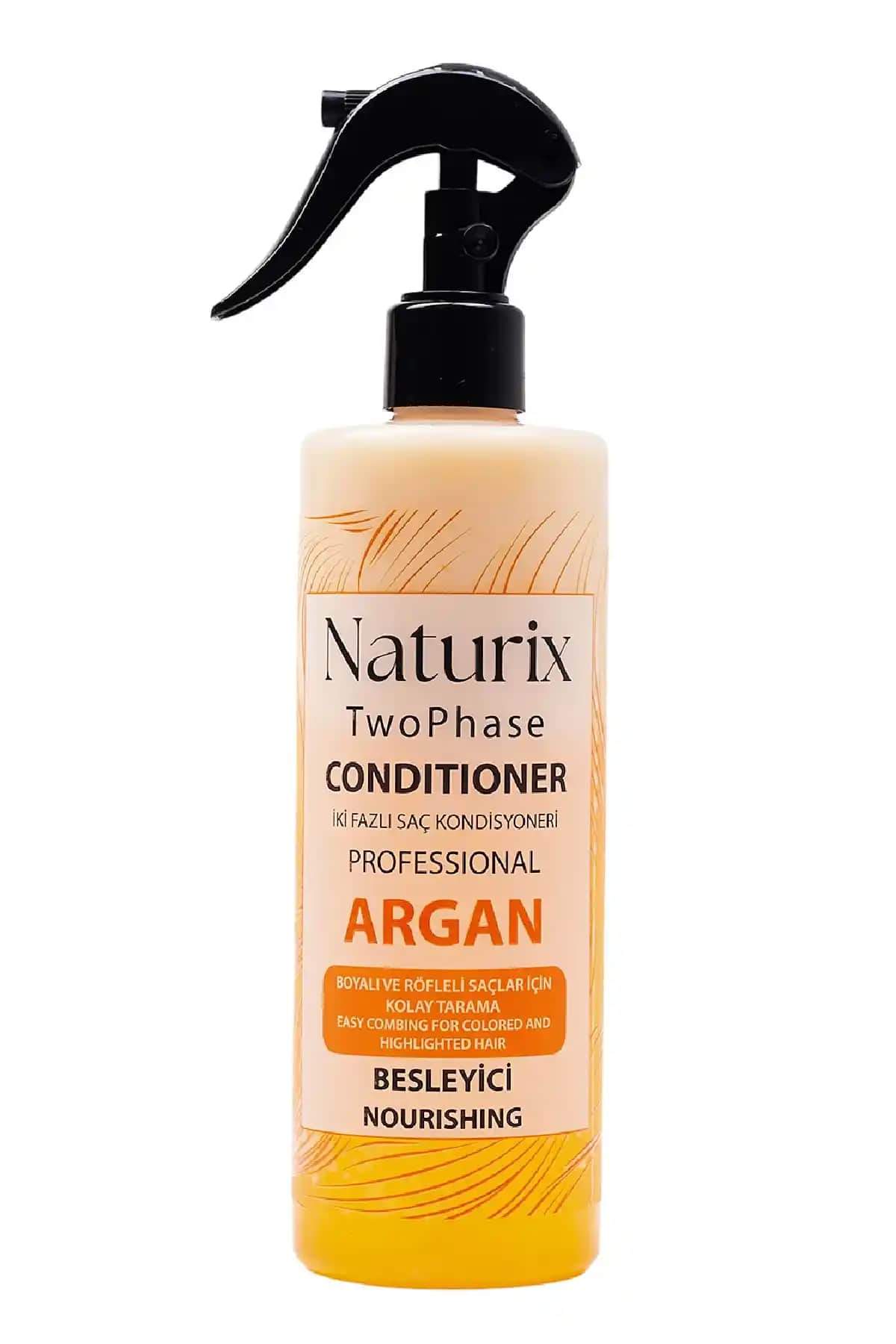 Naturix Argan Yağlı İki Fazlı Saç Bakım ve Fön Suyu Doğal İçeriklerle Saç Sağlığını Destekler