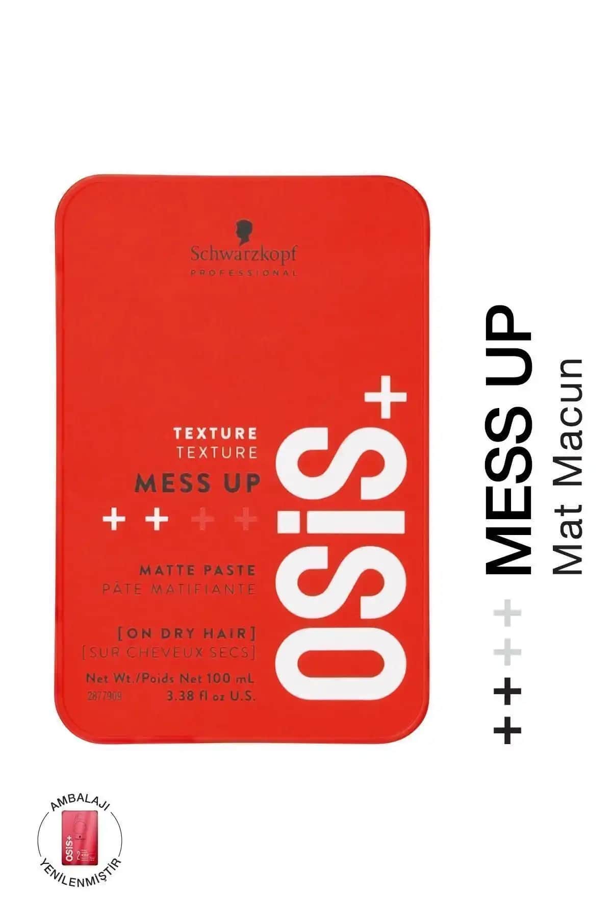 Osis Mess Up Mat Şekillendirici Gum: Doğal ve Hacimli Saçlar İçin Güçlü Bir Seçenek