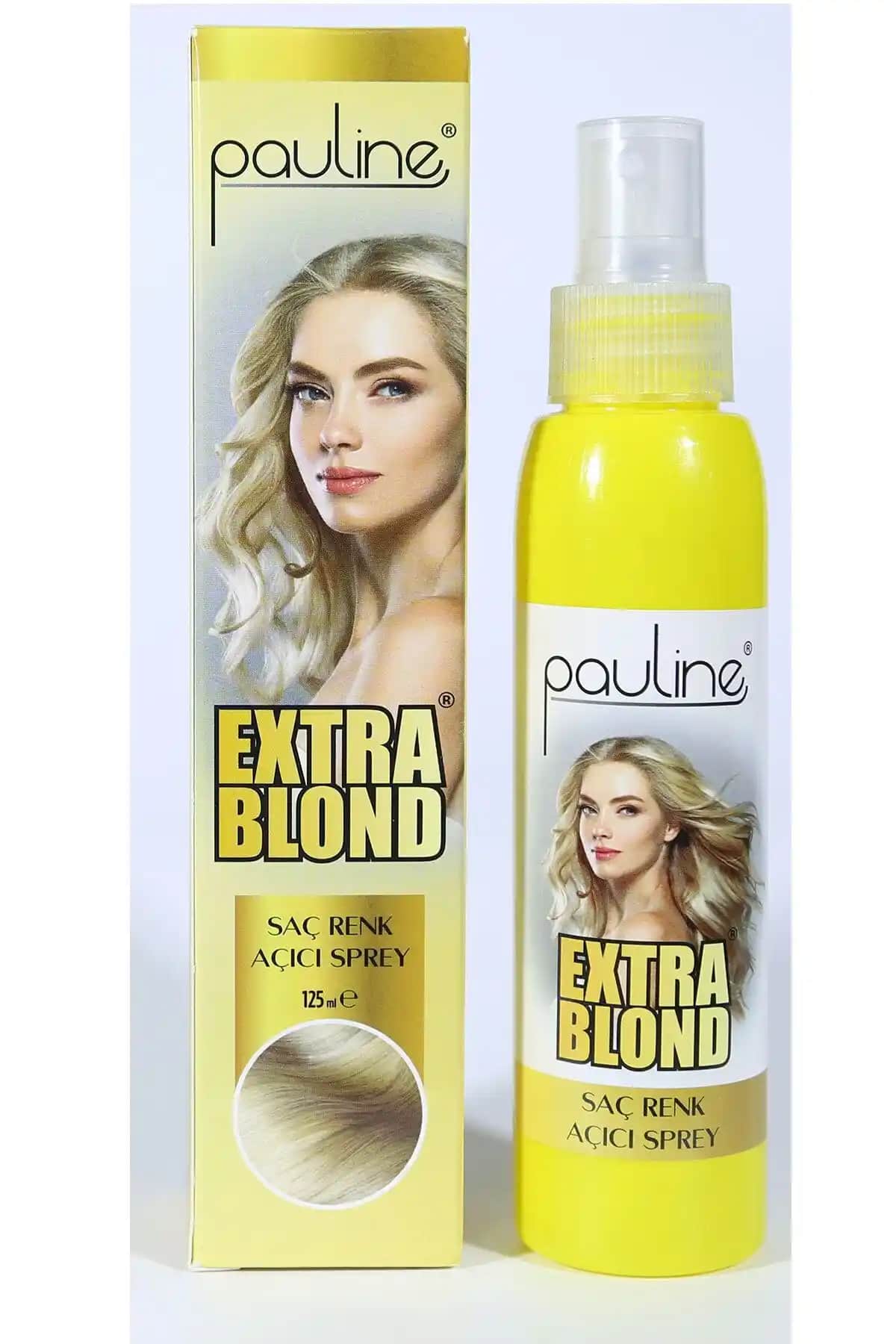 Pauline Doğal Saç Açıcı Sprey Extra Blond 125 ml - Doğal ve Güvenilir Saç Rengini Açma Çözümü