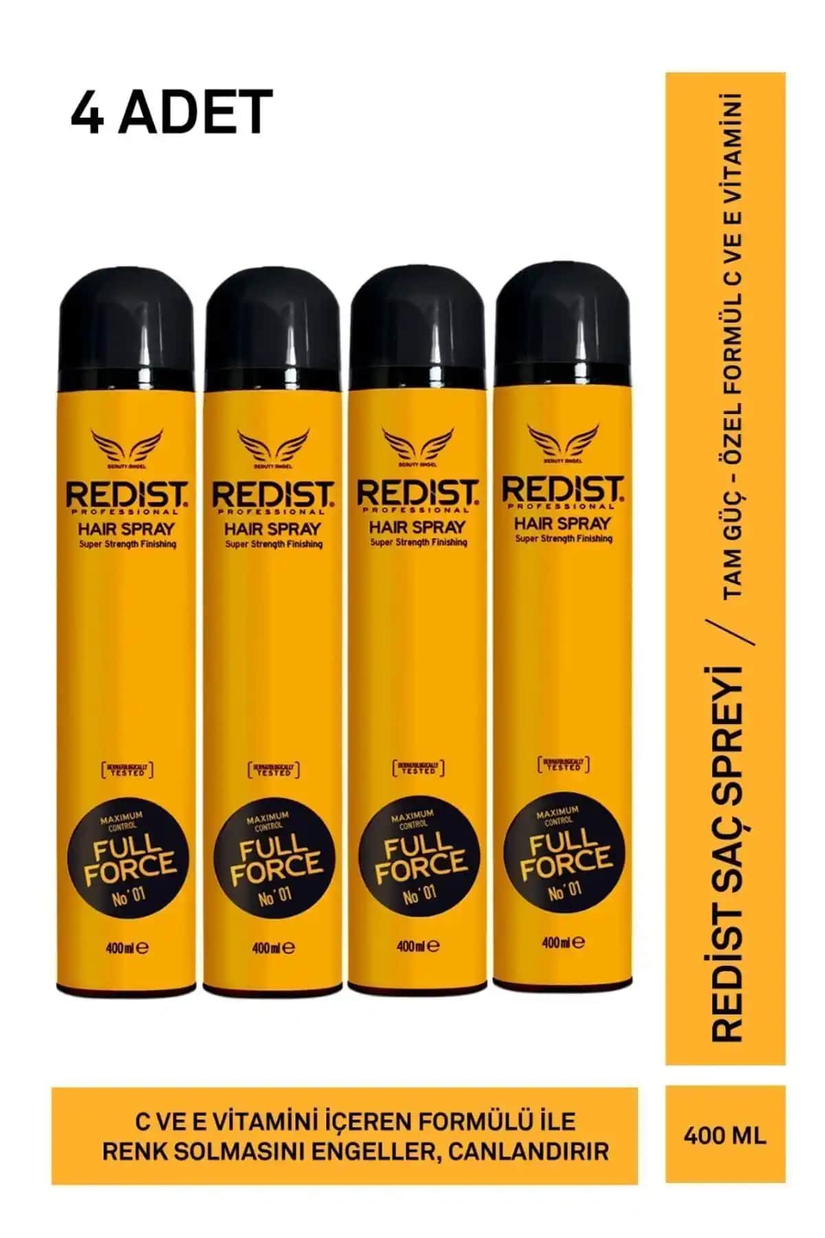 Redist Full Force Extra Sert Saç Spreyi: Güçlü ve Doğal Saç Şekillendirme Çözümü