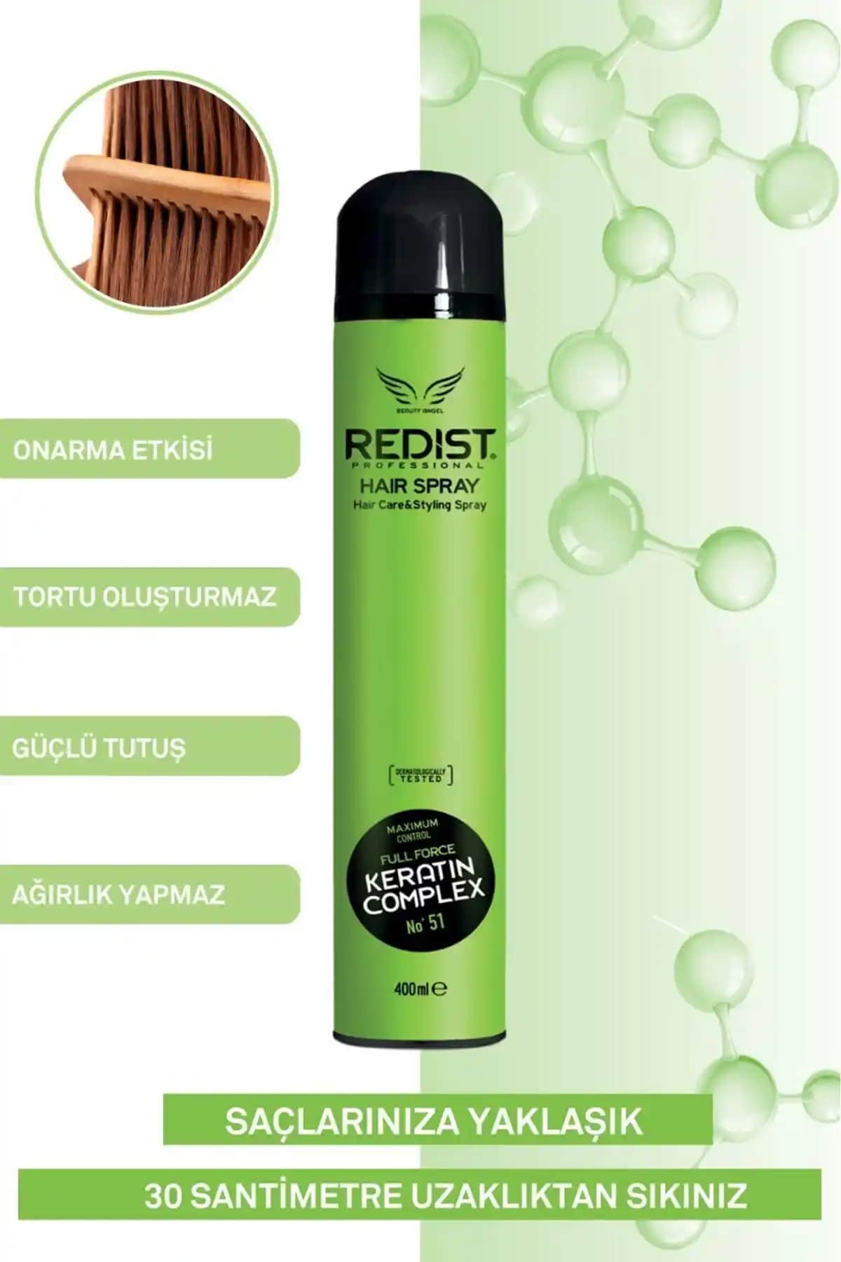Redist Keratin Ultra Güçlü Saç Spreyi: Uzun Süreli Tutucu ve Doğal Görünüm Sağlar