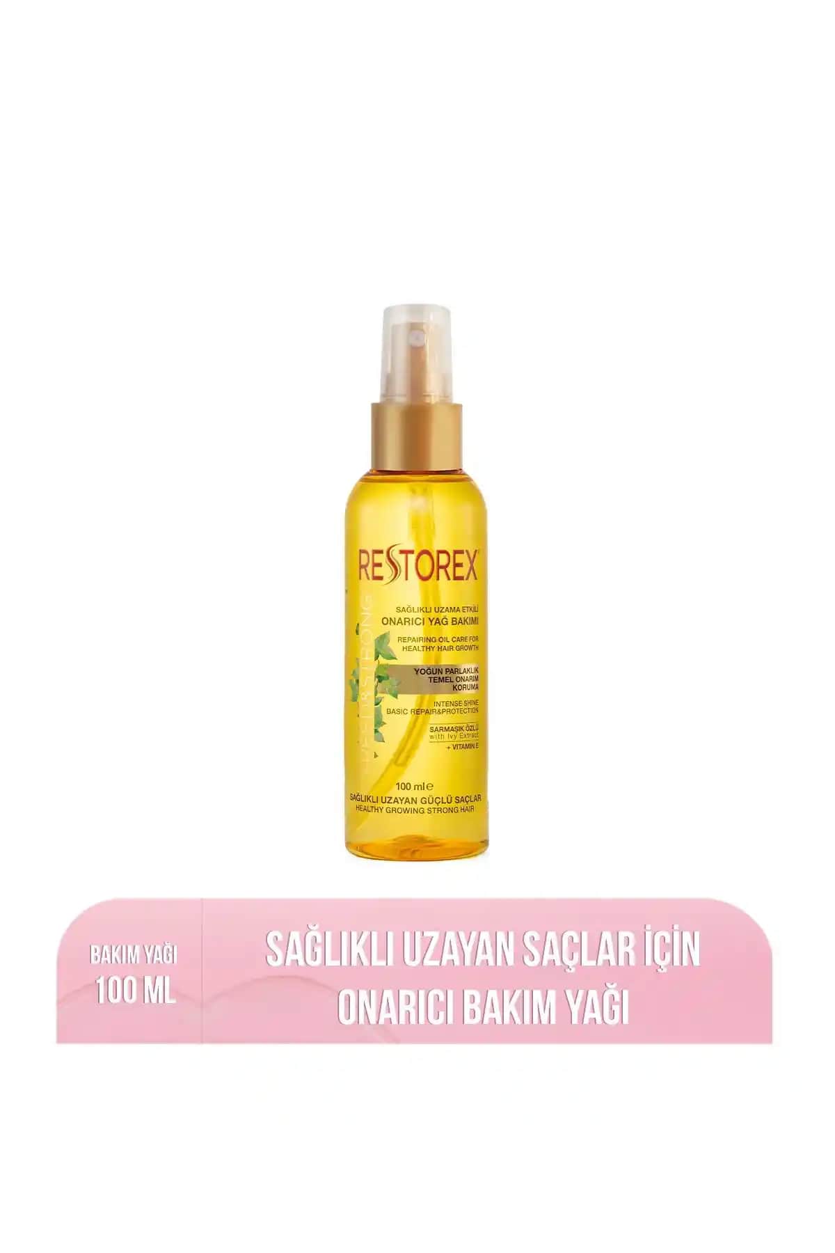 Restorex Saç Bakım Yağı Doğal İçeriklerle Saç Güçlendirme ve Onarım Sağlayan Ürün