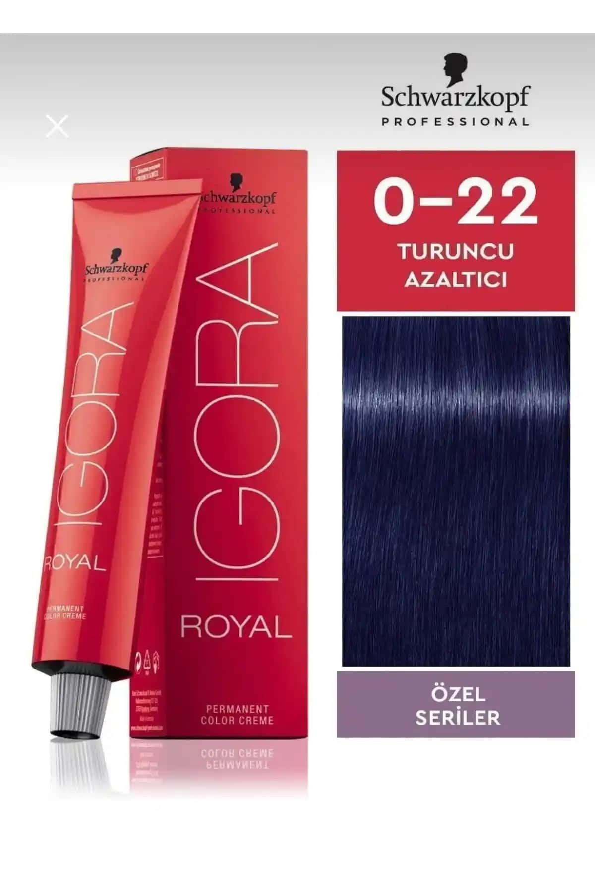 Schwarzkopf Igora Royal 0.22 Turuncu Azaltıcı: Saç Tonlama ve Renk Dengeleme Ürünü