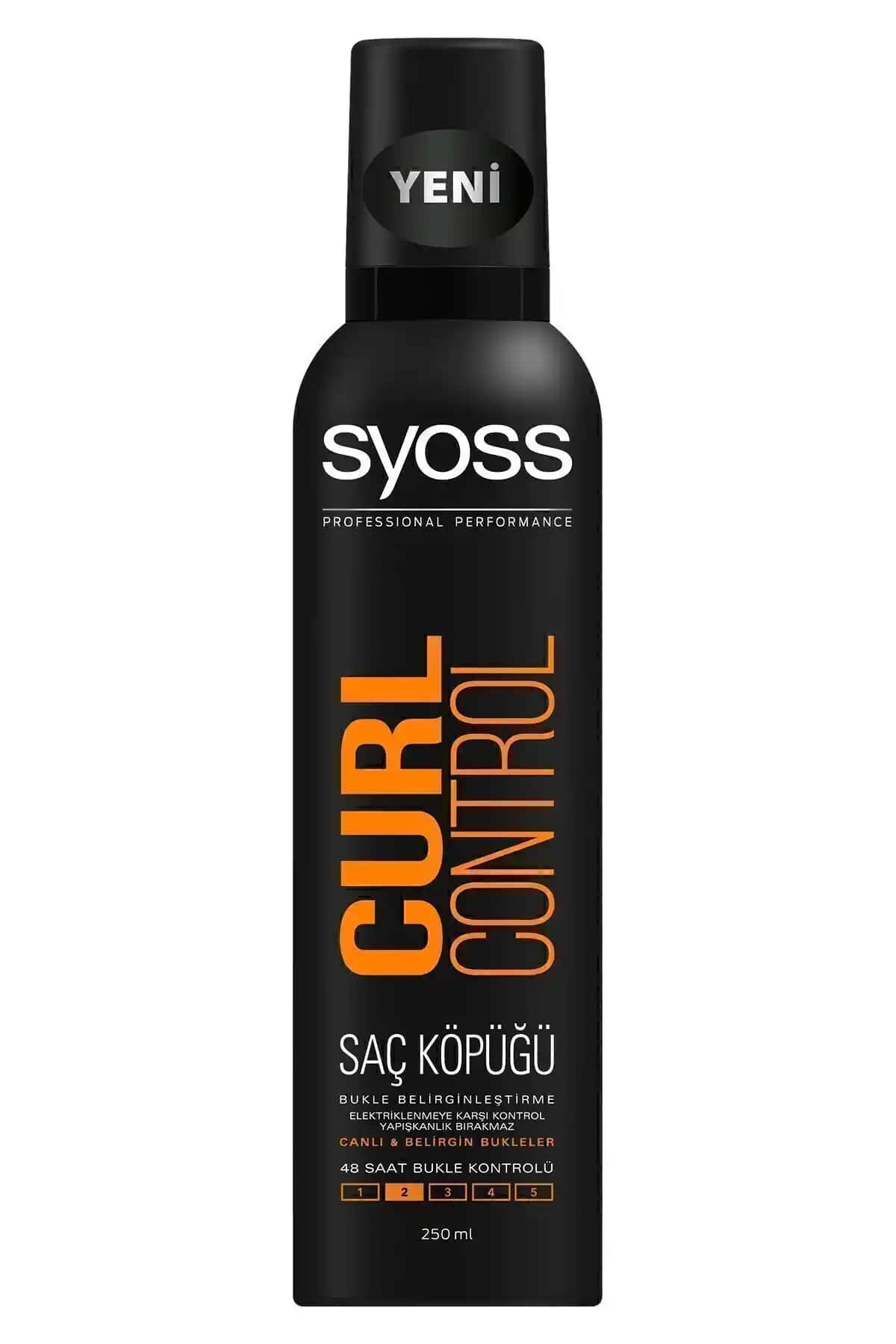 Syoss Bukle Belirginleştirici Köpük Curl Control 250 ml doğal hacim ve parlaklık sağlar