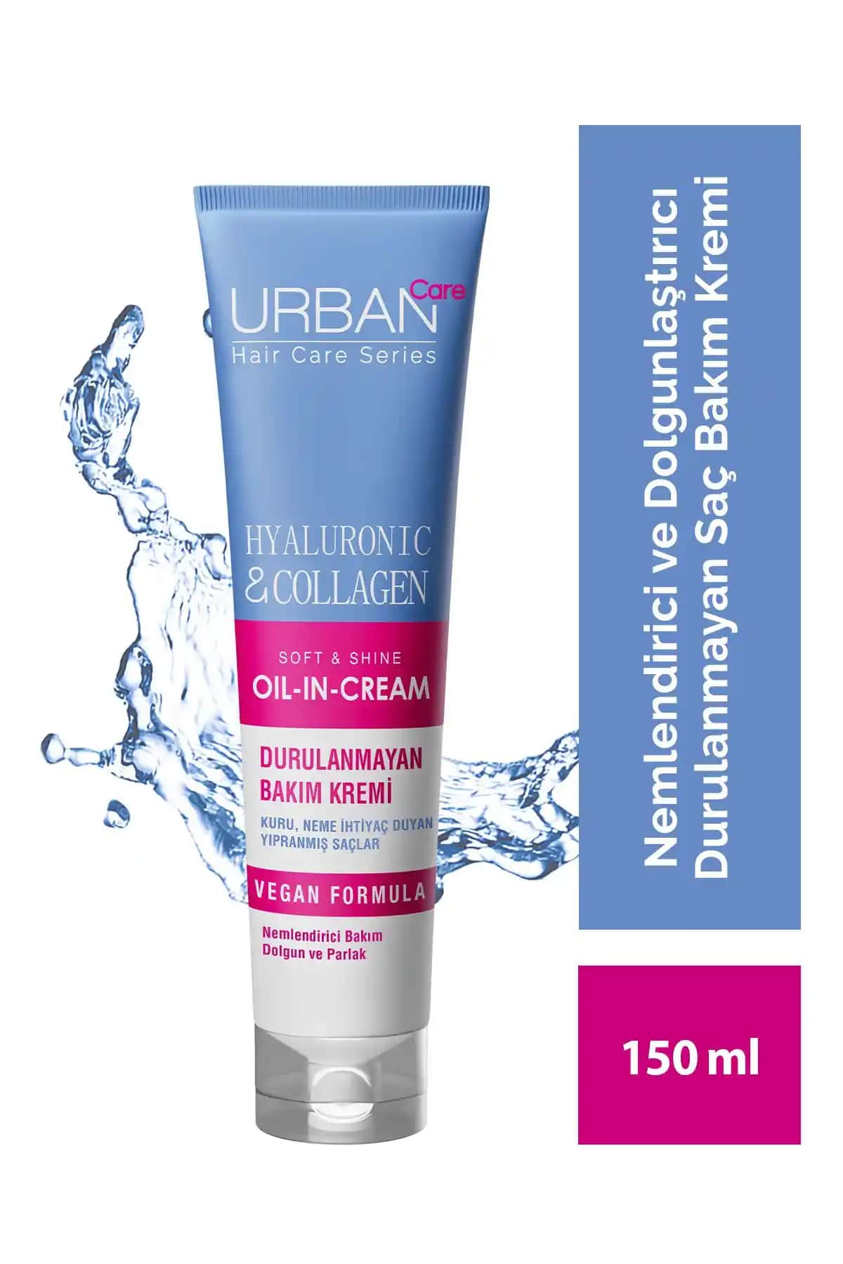 Urban Care Hyaluronik Asit Kolajen Saç Kremi Kuru ve Yıpranmış Saçlar İçin Güçlendirici Bakım