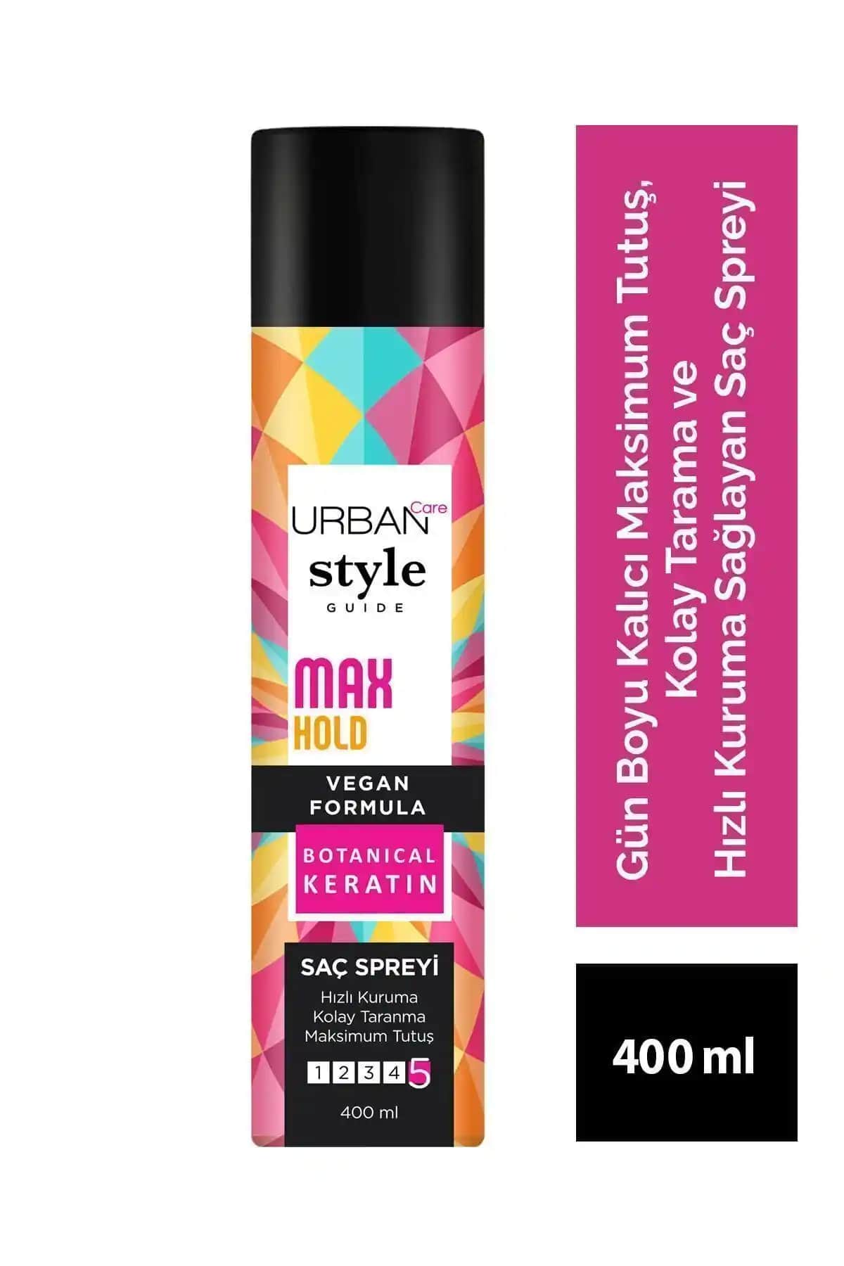 Urban Care Style Guide Max Hold Saç Spreyi: Güçlü Tutuş ve Doğal Görünüm İçin İdeal