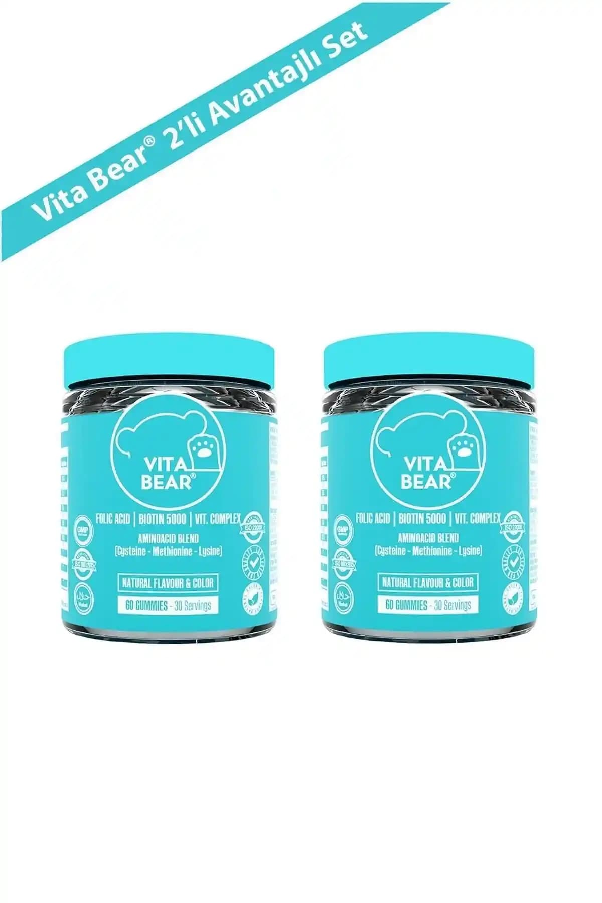 Vita Bear Strong Hair Gummy Vitamin ile Saç, Tırnak ve Kirpik Sağlığını Destekleyin